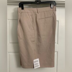 NWT ASOS Men’s Neutral Brown Taupe Smart Wide Trendy Shorts 34W‎